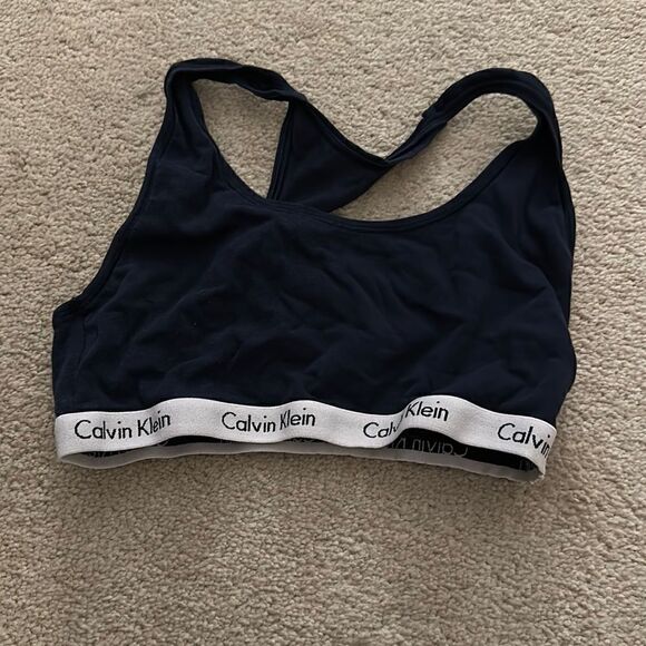 Calvin Klein Bralette XS/S Navy - Picture 1 of 3